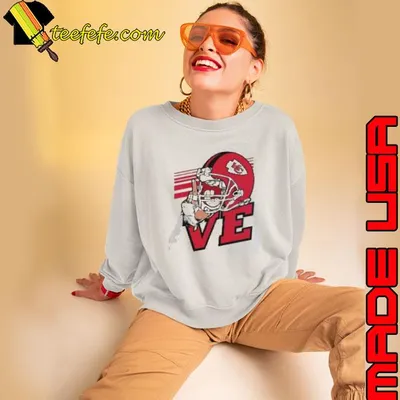 love Kansas City Chiefs Helmet shirt