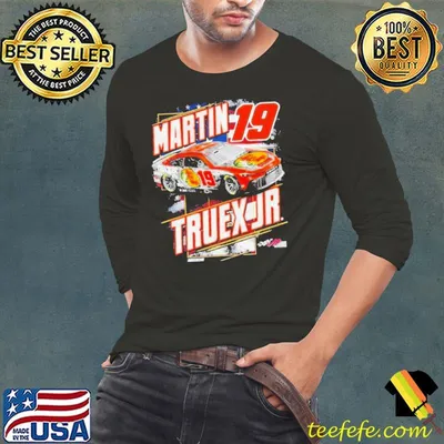 Martin Truex Jr Joe Gibbs Racing Team Collection Navy Bass Pro Shops Patriotic 2024 shirt