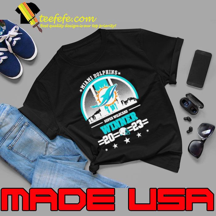 Miami Dolphins Super Wild Card Winner Nfl Playoff Season 2023-2024 s Unisex Miami Dolphins Super Wild Card Winner Nfl Playoff Season 2023-2024 s Unisex