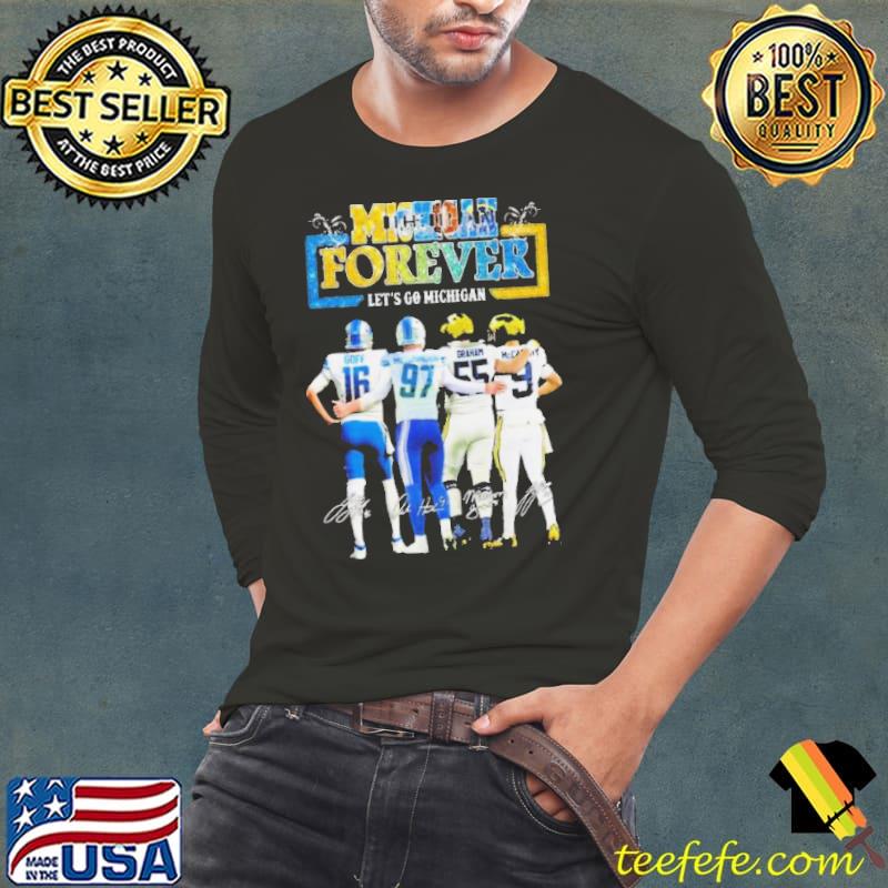 Michigan Sports Forever Let’s Go Michigan Signatures Shirt Long Sleeve Tee Michigan Sports Forever Let’s Go Michigan Signatures Shirt Long Sleeve Tee