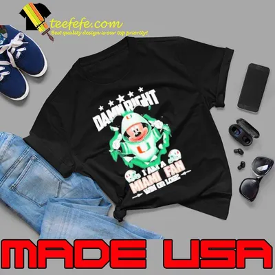 Mickey mouse damn right I am a Miami Hurricanes fan win or lose Helmet And logo shirt