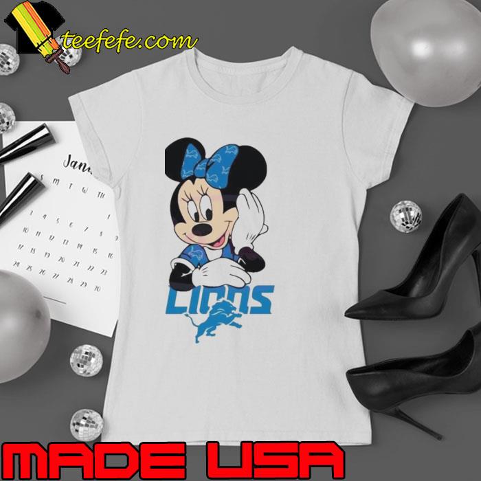 Minnie Mouse Detroit Lions Football 2024 s Ladies tee Minnie Mouse Detroit Lions Football 2024 s Ladies tee