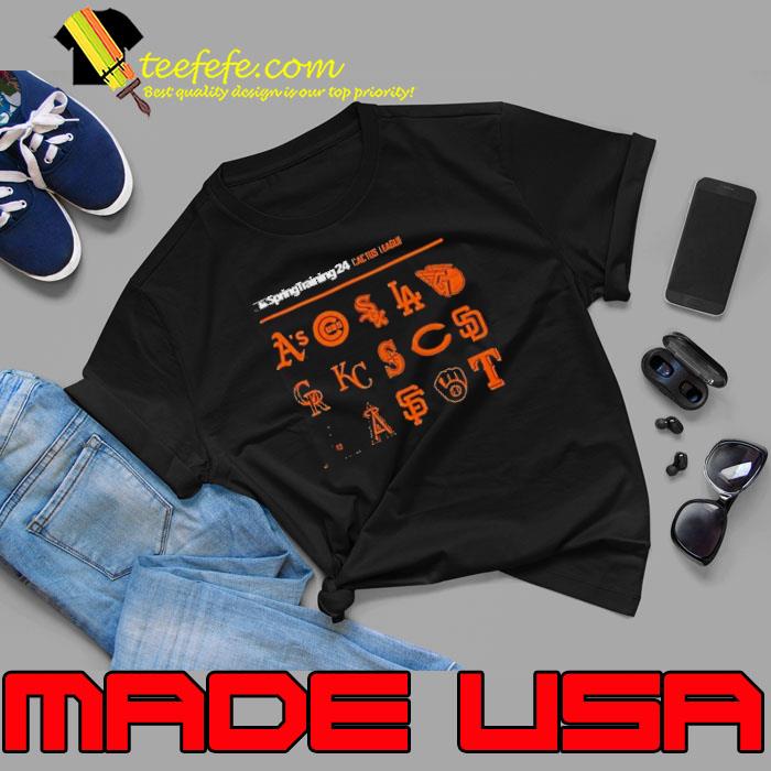 MLB All Teams Logo Spring Training 24 Cactus League Shirt Unisex MLB All Teams Logo Spring Training 24 Cactus League Shirt Unisex