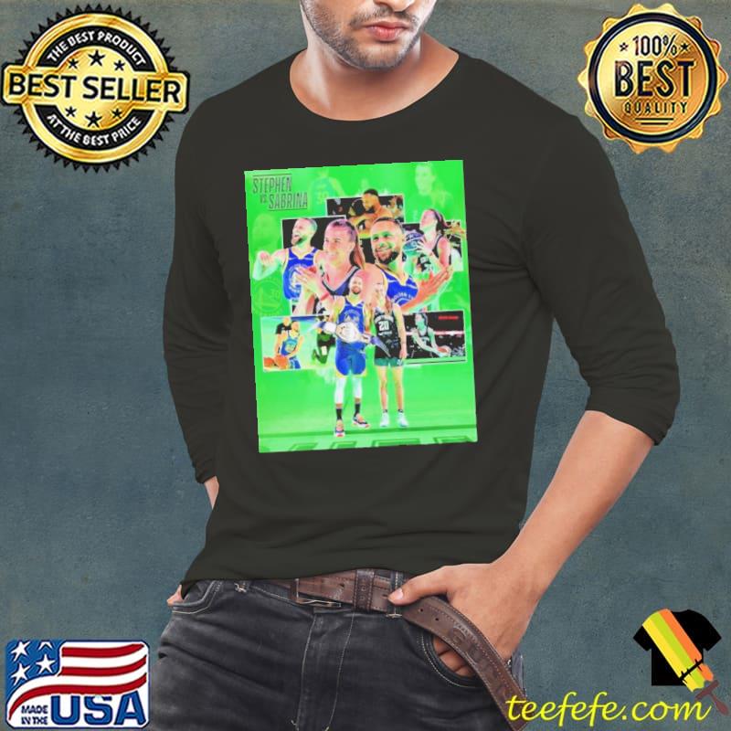 Nba Versus Wnba Stephen Curry Versus Sabrina Ionescu Was One For The Books On State Farm Saturday Nba All-star 2024 shirt