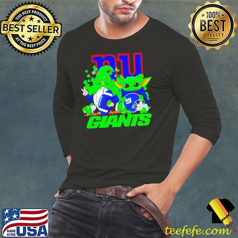 New York Giants Baby Yoda Happy St.Patrick’s Day Shamrock s Long Sleeve Tee New York Giants Baby Yoda Happy St.Patrick’s Day Shamrock s Long Sleeve Tee
