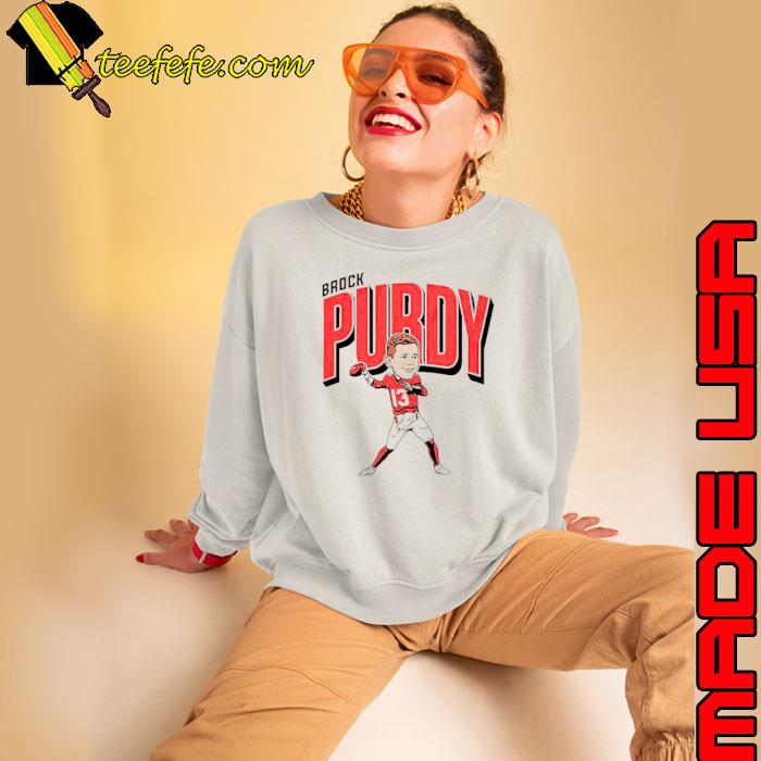 Nice brock Purdy San Francisco 49ers Caricature s Sweatshirt Nice brock Purdy San Francisco 49ers Caricature s Sweatshirt