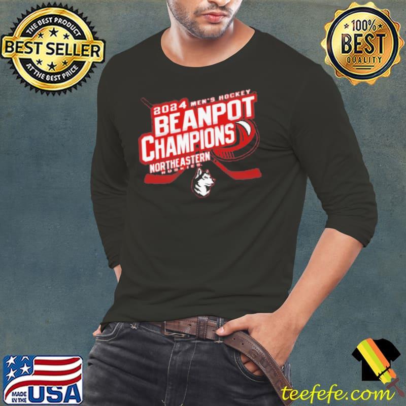Northeastern Huskies 2024 Beanpot Men’s Hockey Tournament Champions s Long Sleeve Tee Northeastern Huskies 2024 Beanpot Men’s Hockey Tournament Champions s Long Sleeve Tee