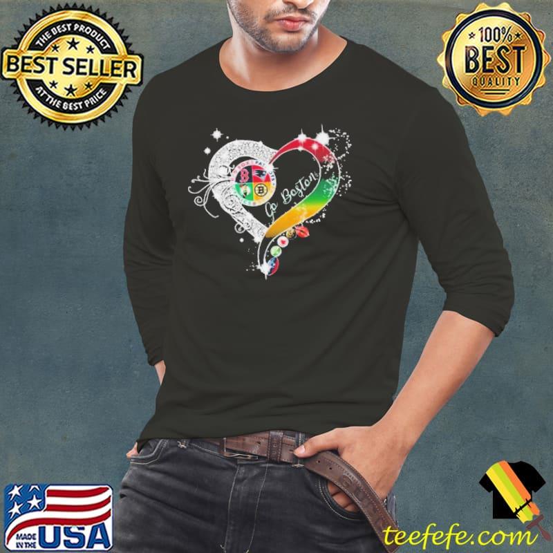 Official heart Boston Sports Team Go Boston 2024 Shirt Long Sleeve Tee Official heart Boston Sports Team Go Boston 2024 Shirt Long Sleeve Tee