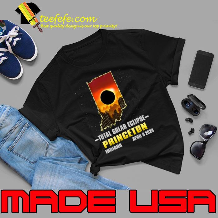 Official princeton Indiana 2024 Total Solar Eclipse T-Shirt Unisex Official princeton Indiana 2024 Total Solar Eclipse T-Shirt Unisex