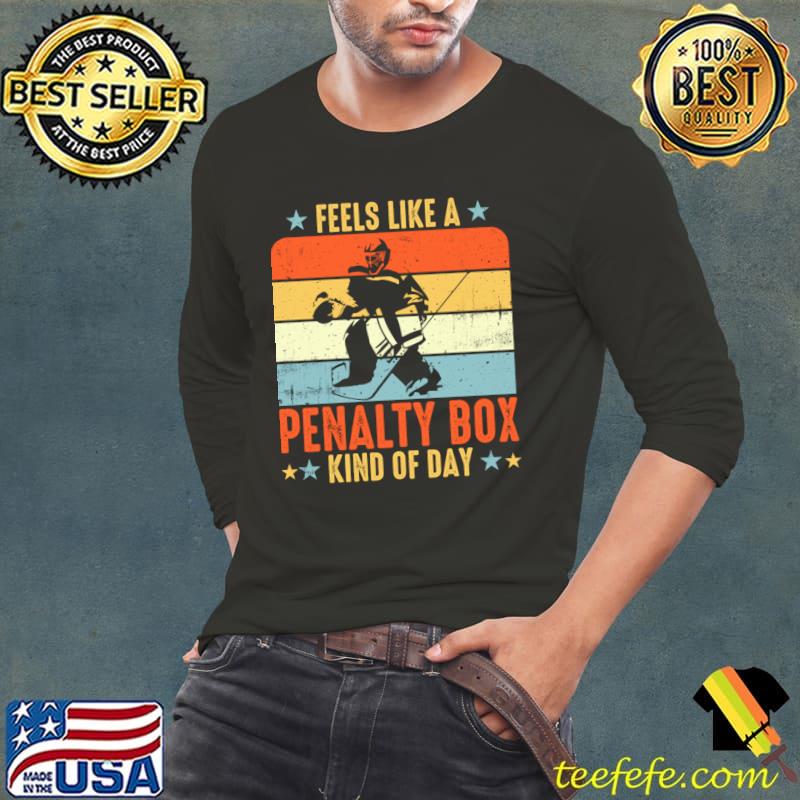 Original feels Like A Penalty Box Kind Of Day Vintage Stars T-Shirt Long Sleeve Tee Original feels Like A Penalty Box Kind Of Day Vintage Stars T-Shirt Long Sleeve Tee