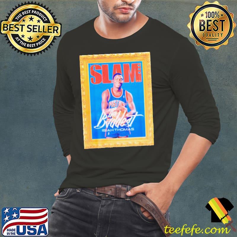 Original sLAM Isiah Thomas The Baddest Shirt Long Sleeve Tee Original sLAM Isiah Thomas The Baddest Shirt Long Sleeve Tee