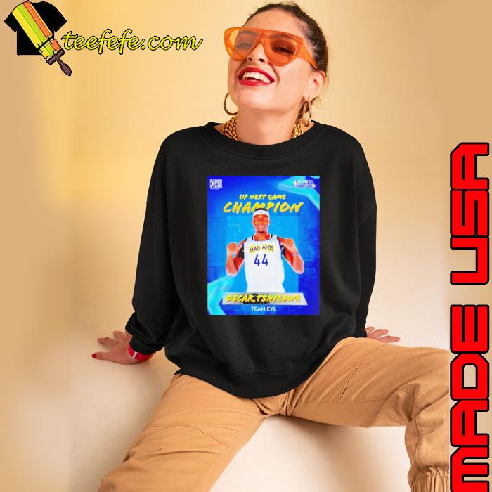 Oscar Tshiebwe G League Up Next Game Champion poster s Sweatshirt Oscar Tshiebwe G League Up Next Game Champion poster s Sweatshirt
