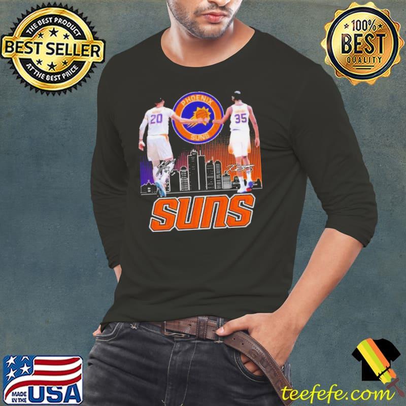 Phoenix Suns Skyline Jusuf Nurkić And Kevin Durant Signatures Shirt