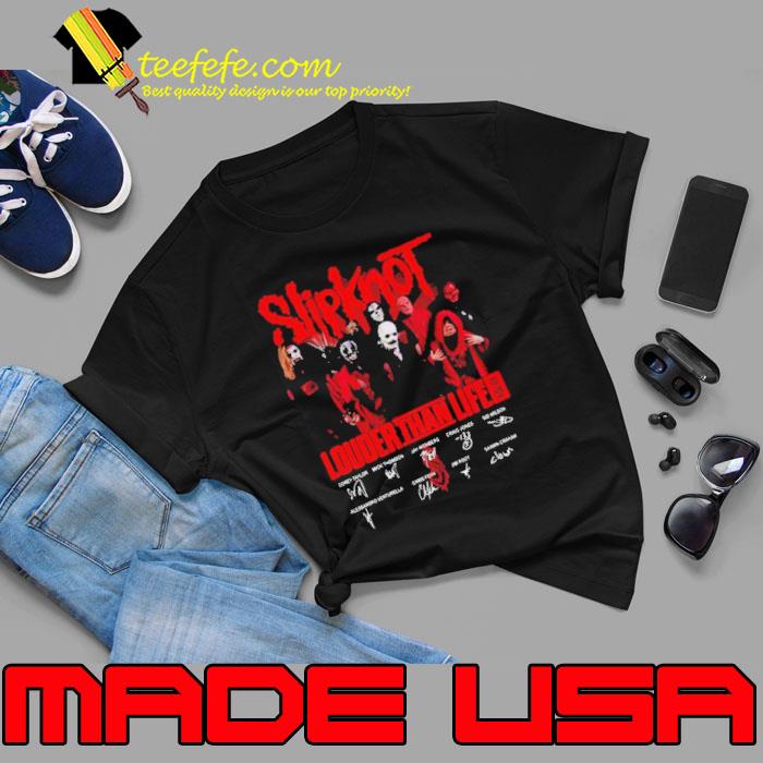 Premium slipknot Louder Than Life 2024 Signatures Shirt Unisex Premium slipknot Louder Than Life 2024 Signatures Shirt Unisex
