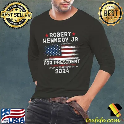Robert Kennedy Jr 2024 For President American Flag T-Shirt