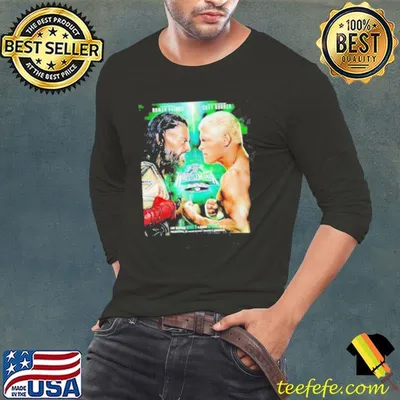 Roman Reigns vs Cody Rhodes Wrestlemania XL poster shirt