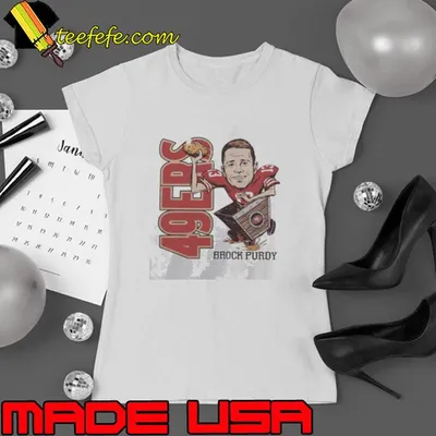San Francisco 49ers Brock Purdy caricature shirt