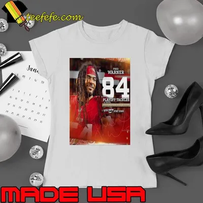 San Francisco 49ers Fred Warner 84 Playoff Tackles Most In Franchise History Shirt
