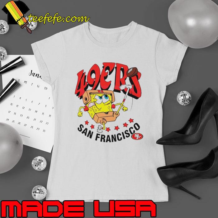 San Francisco 49ers Super Bowl LVIII Spongebob s Ladies tee San Francisco 49ers Super Bowl LVIII Spongebob s Ladies tee