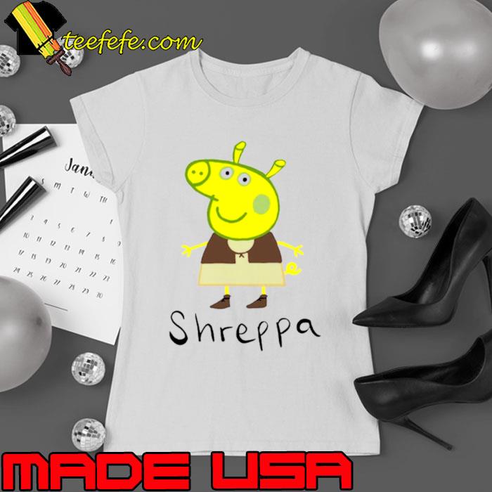Shreppa peppa pig shrek shirt