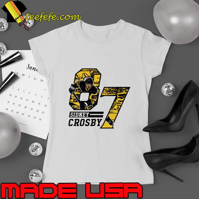 Sidney Crosby Canadian professional ice hockey centre and captain Pittsburgh Offset T-Shirt Ladies tee Sidney Crosby Canadian professional ice hockey centre and captain Pittsburgh Offset T-Shirt Ladies tee