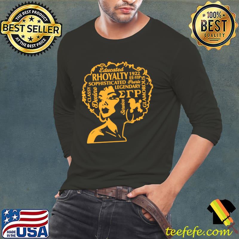 Sigma Gamma Rho Sorority Paraphernalia Est. 1922 Black Girl Pride T-Shirt Long Sleeve Tee Sigma Gamma Rho Sorority Paraphernalia Est. 1922 Black Girl Pride T-Shirt Long Sleeve Tee