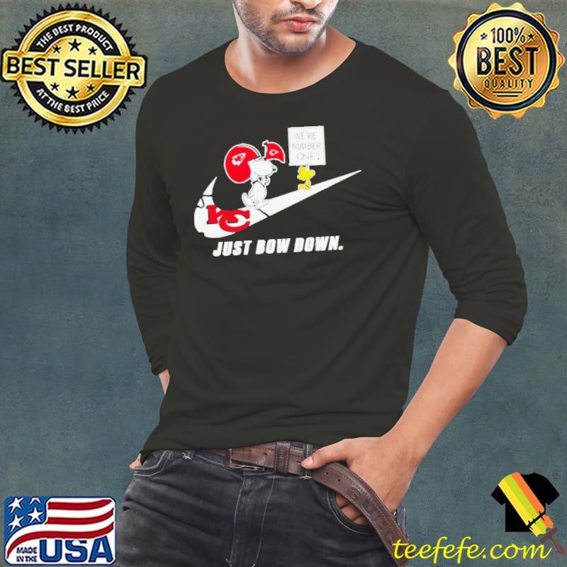 Snoopy Chiefs just bow down we are number one shirt Snoopy Chiefs just bow down we are number one shirt