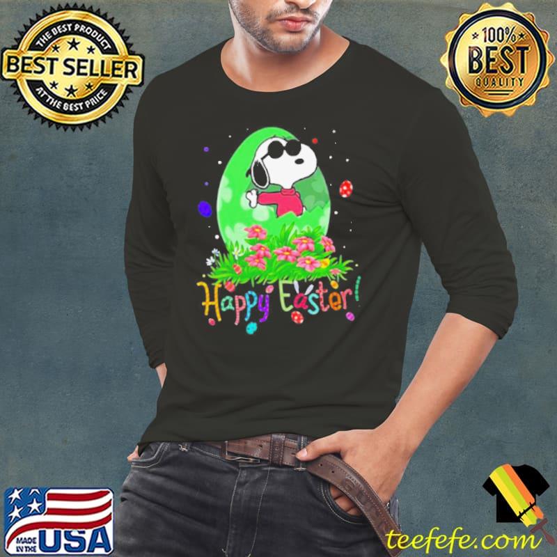 Snoopy Happy Easter Green Egg s Long Sleeve Tee Snoopy Happy Easter Green Egg s Long Sleeve Tee
