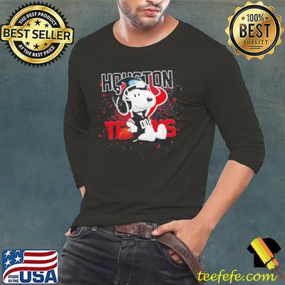 Snoopy Helmet Houston Texans Shirt