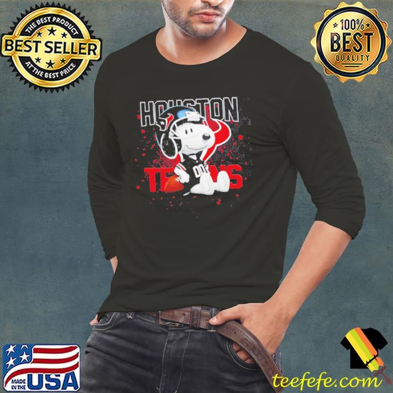 Snoopy Helmet Houston Texans Shirt