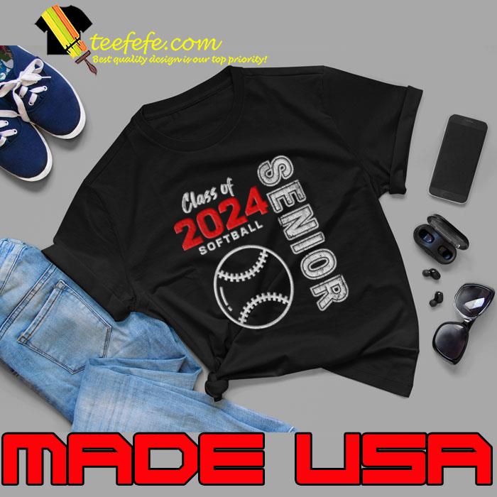 Softball Team Senior Class Of 100th 2024 T-Shirt