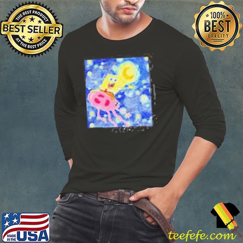 SpongeBob SquarePants Jellyfish Fields Starry Night shirt SpongeBob SquarePants Jellyfish Fields Starry Night shirt