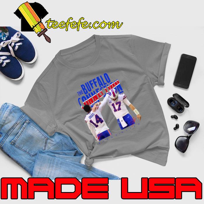 Stefon Diggs & Josh Allen Celebration Football The Buffalo Football T-Shirt Unisex Stefon Diggs & Josh Allen Celebration Football The Buffalo Football T-Shirt Unisex