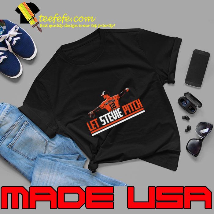 Stevie Wilkerson Let Stevie Pitch American former professional baseball T-Shirt Unisex Stevie Wilkerson Let Stevie Pitch American former professional baseball T-Shirt Unisex