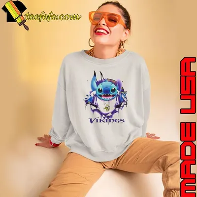Stitch Inside Minnesota Vikings Logo 2024 shirt