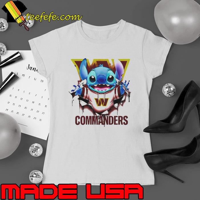 Stitch Inside Washington Commanders Logo 2024 T-s Ladies tee Stitch Inside Washington Commanders Logo 2024 T-s Ladies tee