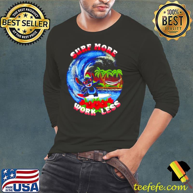 Stitch surf more work less s Long Sleeve Tee Stitch surf more work less s Long Sleeve Tee