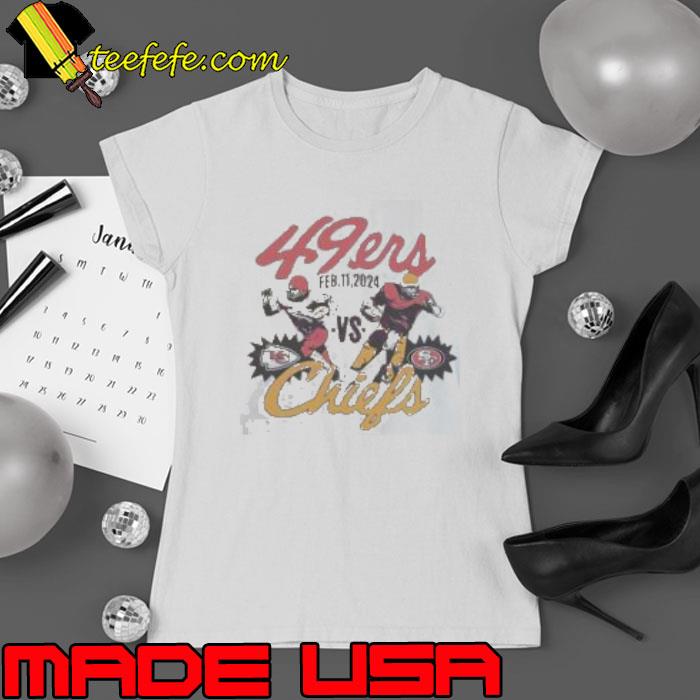 Super Bowl LVIII 49ers vs Chiefs Feb 11 2024 s Ladies tee Super Bowl LVIII 49ers vs Chiefs Feb 11 2024 s Ladies tee