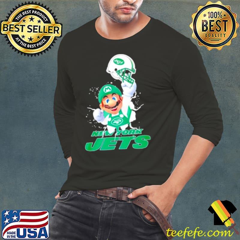Super Mario X Nfl New York Jets Football shirt