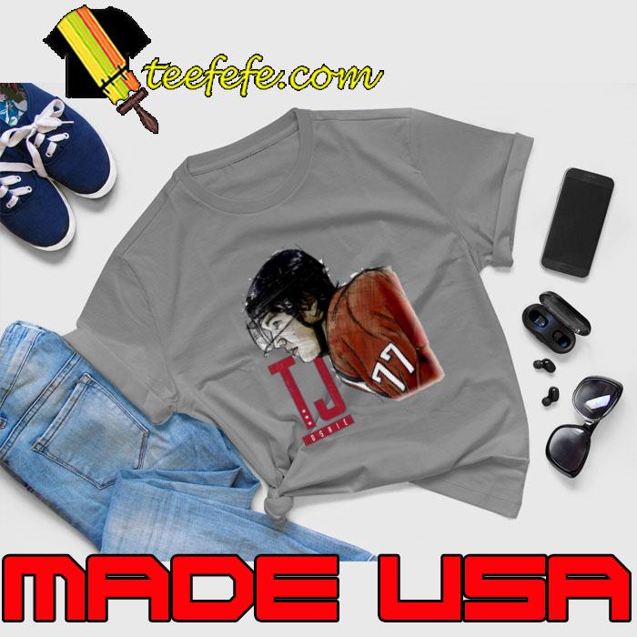T.J. Oshie American professional ice hockey right winger Washington Sketch T-Shirt Unisex T.J. Oshie American professional ice hockey right winger Washington Sketch T-Shirt Unisex