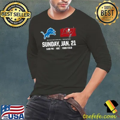 Tampa Bay Buccaneers vs Detroit Lions 2023 Divisional NFL Playoffs Shirt