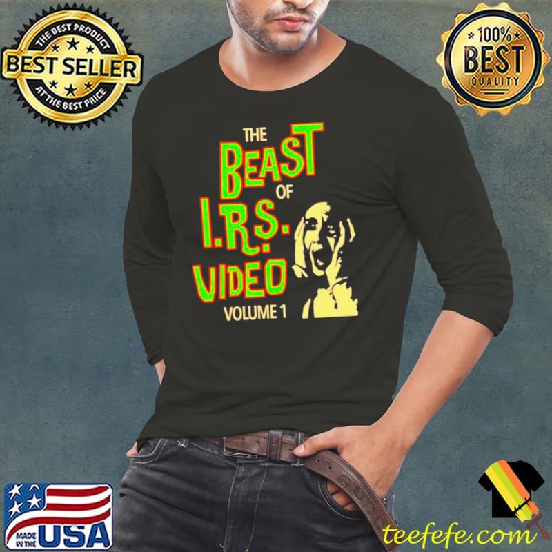 The Beast Of I.R.S. Video Volume 1 s Long Sleeve Tee The Beast Of I.R.S. Video Volume 1 s Long Sleeve Tee