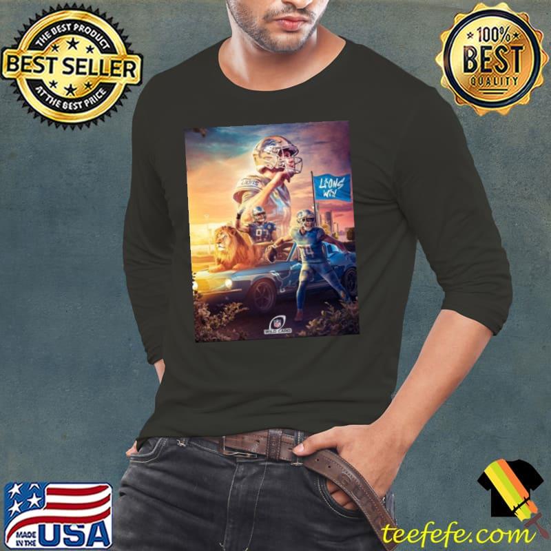 The Detroit Lions Drive Away With A Super Wildcard Weekend Win NFL Playoff Shirt The Detroit Lions Drive Away With A Super Wildcard Weekend Win NFL Playoff Shirt