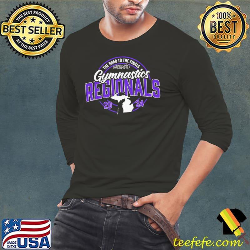 The road to the finals 2024 MHSAA Gymnastics Regionals shirt