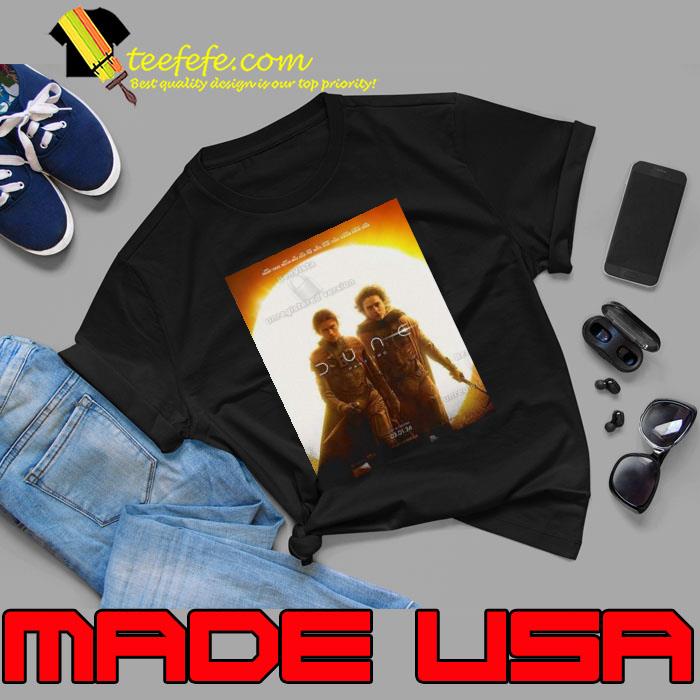 Timothee Chalamet And Zendaya In New Poster For Dune Part Two On March 1 Shirt Unisex Timothee Chalamet And Zendaya In New Poster For Dune Part Two On March 1 Shirt Unisex