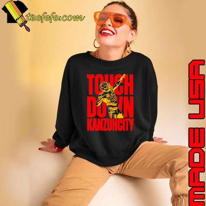 Touchdown KanzuhCity Travis Kelce Kansas City Chiefs s Sweatshirt Touchdown KanzuhCity Travis Kelce Kansas City Chiefs s Sweatshirt