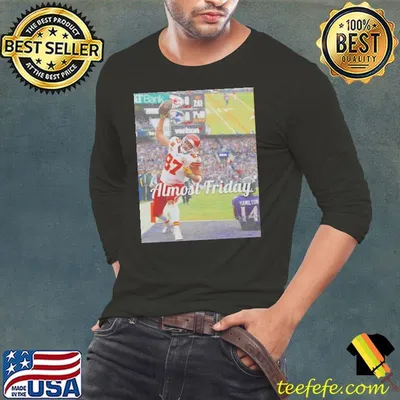Travis Kelce Almost Friday Td Spike shirt