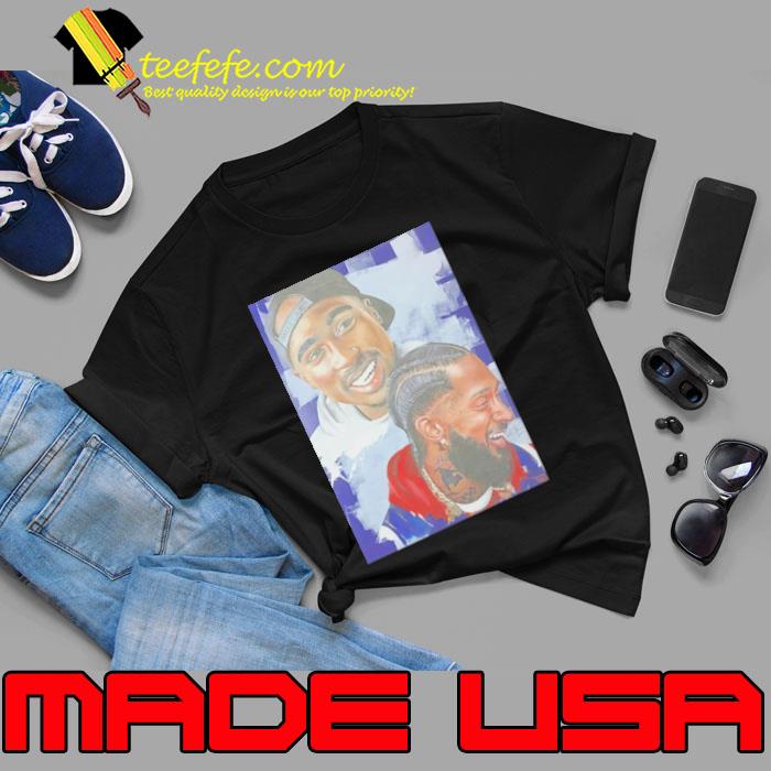 Two legends Nipsey Hussle and Tupac hip hop rapper s Unisex Two legends Nipsey Hussle and Tupac hip hop rapper s Unisex