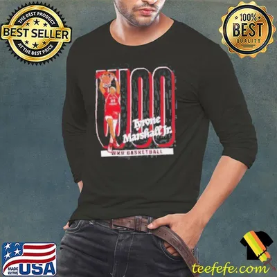 Tyrone Marshall Jr. Woo cartoon shirt