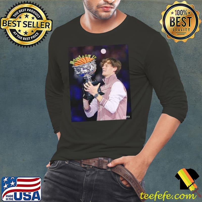 US Open Tennis A Carota Champion Jannik Sinner Aus Open Grand Slam Champion 2024 Congratulations Funny Poster Shirt